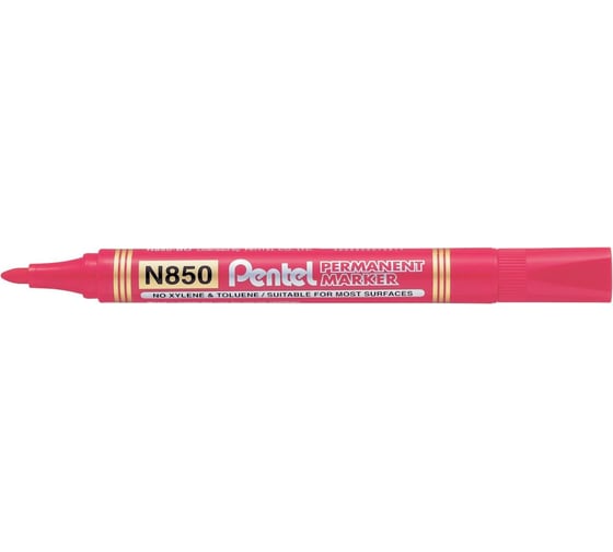 Перманентный маркер Pentel 4.2мм, красный N850-B