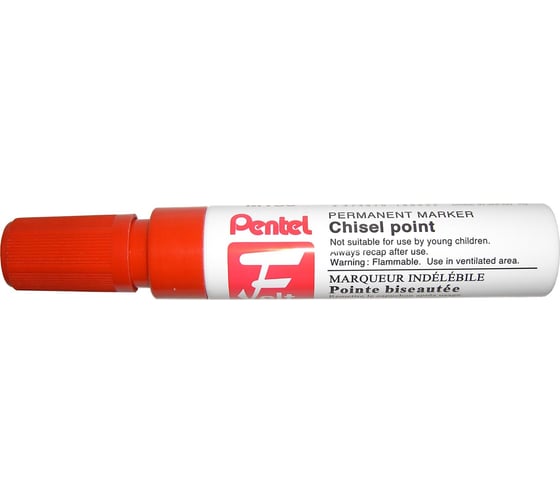 Перманентный маркер Pentel Jumbo Felt Pen 10.0/13.5мм, красный M180-B 1
