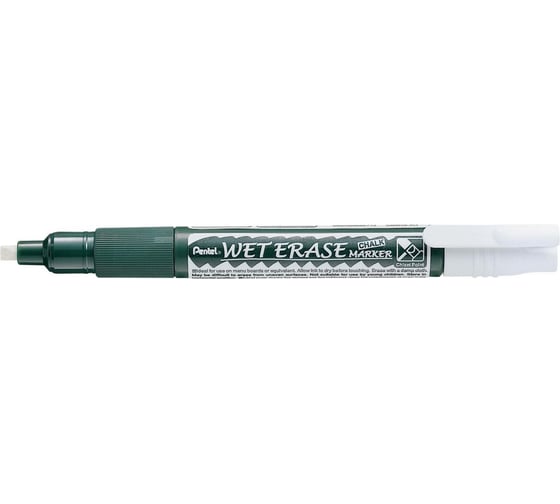 Маркер на водной основе Pentel Wet Erase Marker 2.0/4.0мм, белый SMW26-W