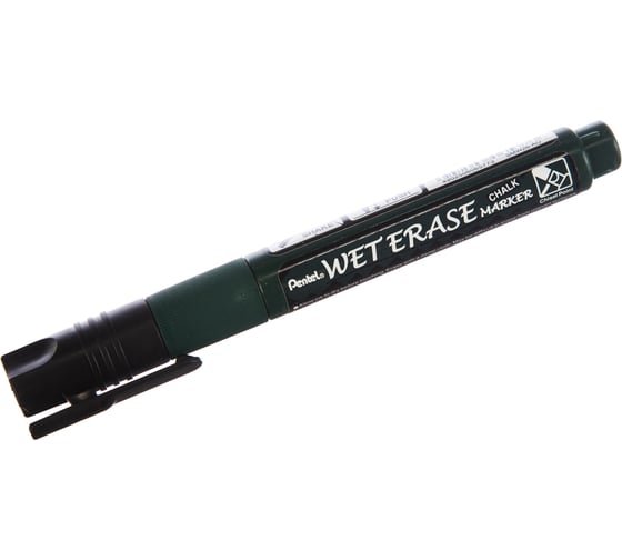 Маркер на водной основе Pentel Wet Erase Marker 2.0/4.0мм, черный SMW26-A