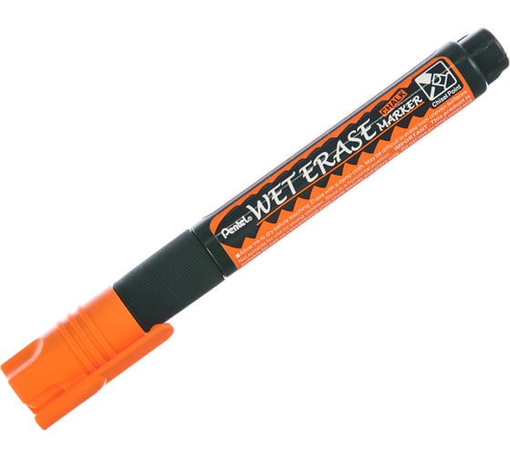Маркер на водной основе Pentel Wet Erase Marker 2.0/4.0мм, оранжевый SMW26-F