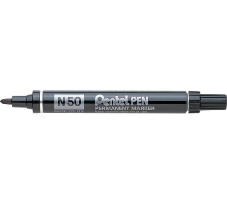 Перманентный маркер Pentel Pen 4.3мм, черный N50-A
