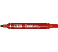 Перманентный маркер Pentel Pen 4.3мм, красный N50-B