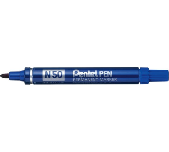 Перманентный маркер Pentel Pen 4.3мм, синий N50-C