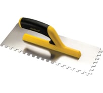 Зубчатый полутер DEKOR HASSAN 120x300 мм квадратный зуб 8x8 мм пластиковая ручка, нерж. сталь 165