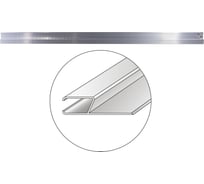 Алюминиевое правило, h-образный профиль 3.0м Inforce 07-02-0005