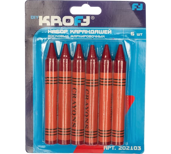 Набор маркировочных карандашей KROFT 6 штук 202103