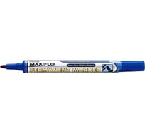 Перманентный маркер с жидкими чернилами и кнопкой подкачки чернил Pentel Maxiflo синий, 4.5 мм NLF50-C