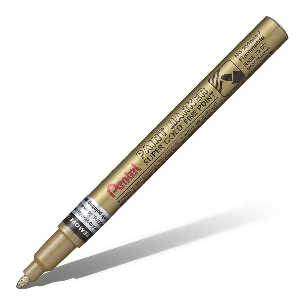Перманентный маркер Pentel Paint золотой 2.9 мм MSP10-X - выгодная цена ...