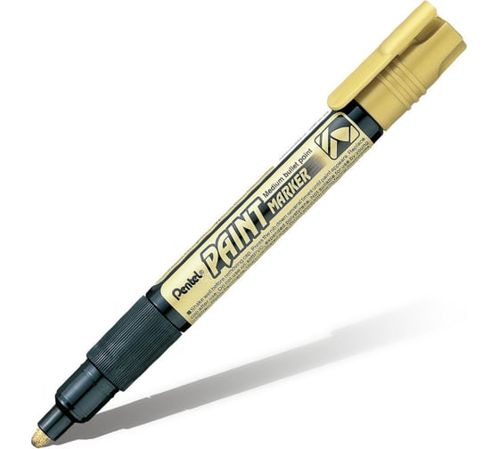 Перманентный маркер Pentel Paint золотой, 4.6 мм MMP20-X 1