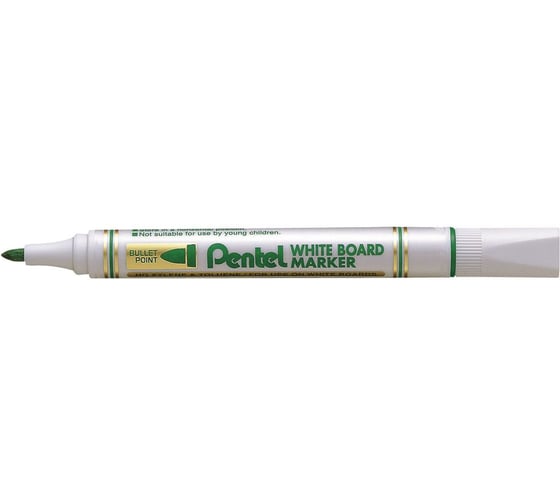 Маркер для досок Pentel зеленый, 4.2 мм MW85-D 1