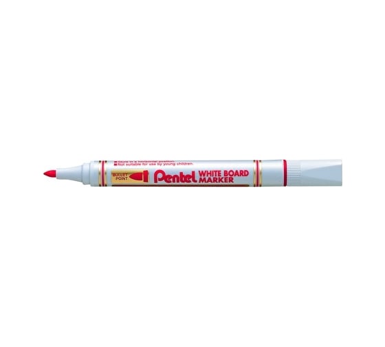 Маркер для досок Pentel красный, 4.2 мм MW85-B