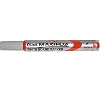 Маркер для досок с жидкими чернилами и кнопкой подкачки чернил Pentel Maxiflo красный, 4.0 мм MWL5S-B