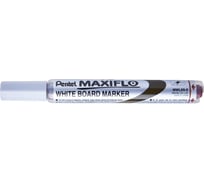 Маркер для досок с жидкими чернилами и кнопкой подкачки чернил Pentel Maxiflo коричневый, 4.0 мм MWL5S-E