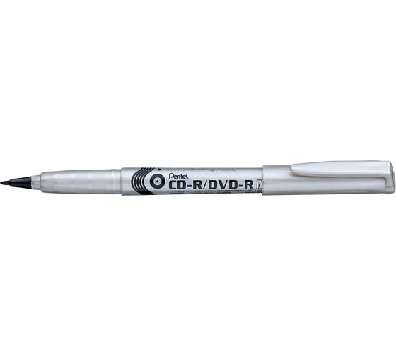 Перманентный маркер для CD/DVD Pentel черный, 2,0 мм NMS51-A
