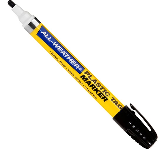 Маркер Markal PLASTIC EAR TAG PERMANENT MARKER BLACK, черный 96623