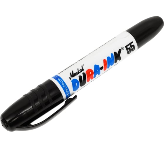 Маркер Markal DURA-INK 55 MEDIUM CHISEL TIP BLACK черный 96529