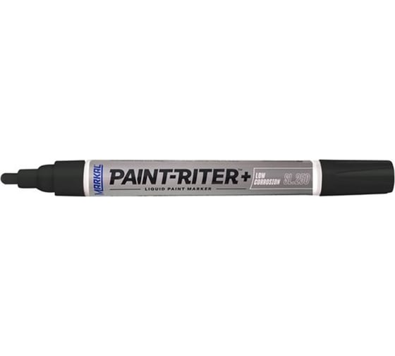 Маркер-фломастер по нержавеющей стали Markal PAINT-RITER+ LOW CORROSION SL.250 BLACK черный 31200629