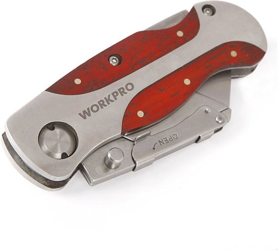 Универсальный складной нож WORKPRO 160 мм W011013