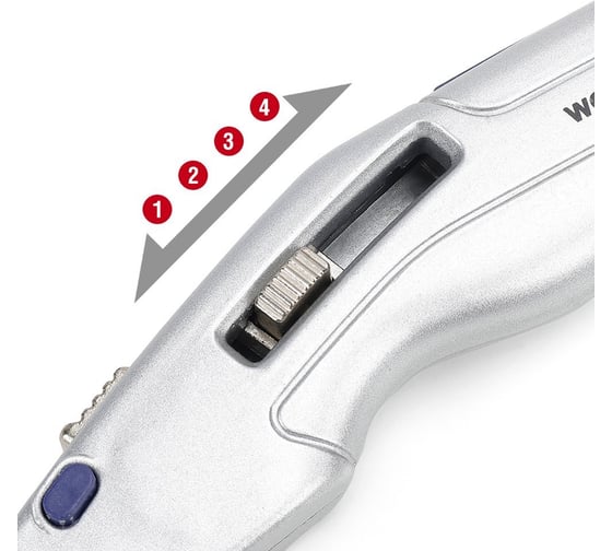 Строительный выдвижной нож WORKPRO 165 мм W013009