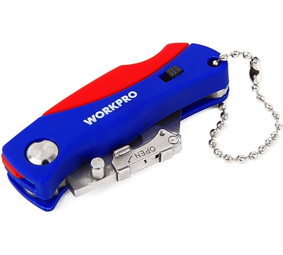 Строительный складной нож WORKPRO МИНИ 105 мм W011008