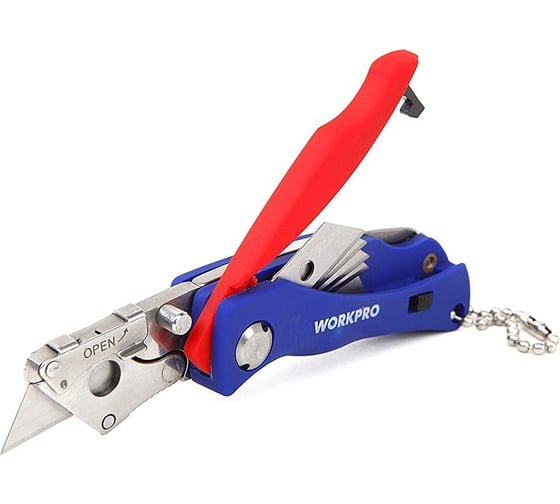 Строительный складной нож WORKPRO МИНИ 105 мм W011008