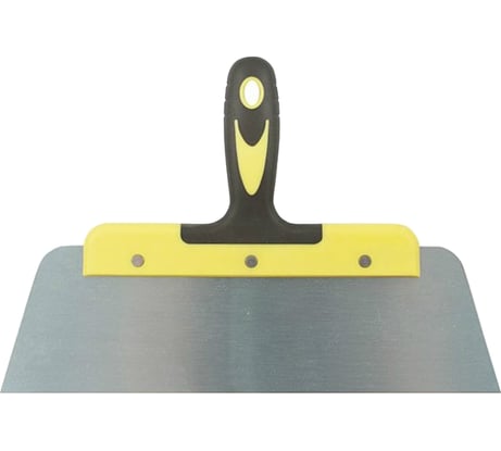 Шпатель фасадный Мастер (пружинная колоризованная сталь, двухкомпонентная ручка, плоский, 125 мм) FIT РОС 6460