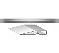 Правило с ребром жесткости 2.5 м КУРС "Трапеция" Профи 09038