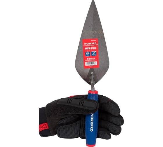 Кельма для кирпичной кладки WORKPRO 200 мм WP322009