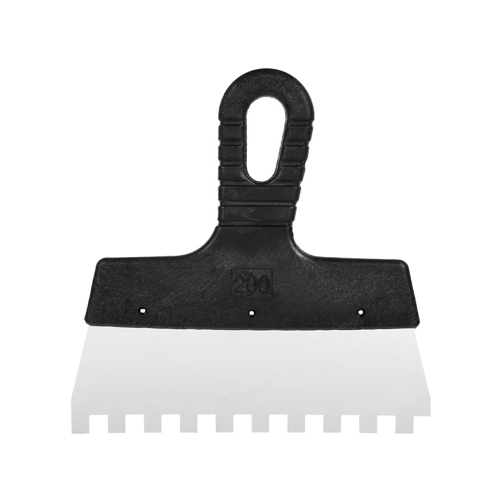 Малярный шпатель Korvus зубчатый, 200 мм, зуб 10x10 мм Лк-00003610 ...