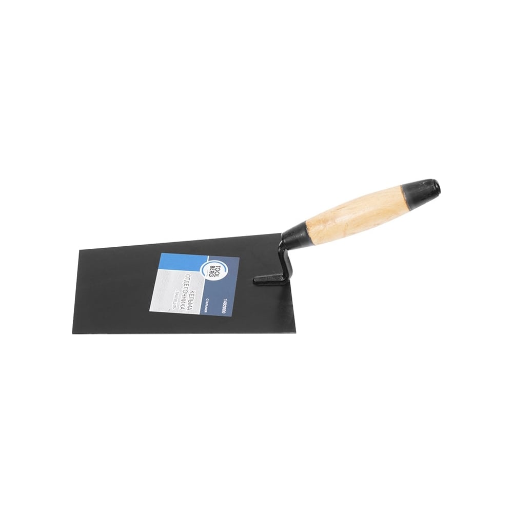 Кельма отделочника Toolberg \"трапеция\", сталь, деревянная рукоятка ...