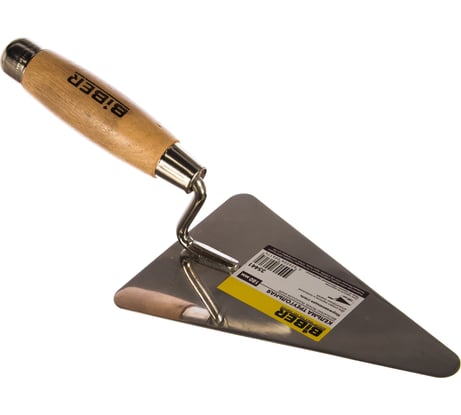 Кельма 180мм (треугольная, нержавеющая) Biber 35441 тов-048266