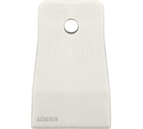 Резиновый шпатель (белый, 40 мм) Biber 35265 тов-130024