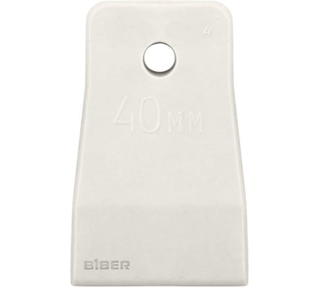 Резиновый шпатель (белый, 40 мм) Biber 35265 тов-130024