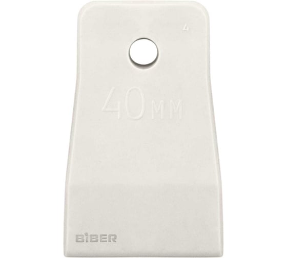 Резиновый шпатель (белый, 40 мм) Biber 35265 тов-130024 1