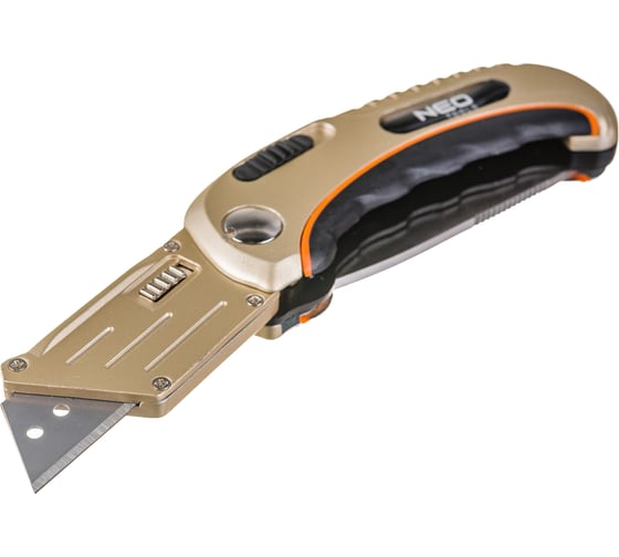 Нож с трапециевидным лезвием NEO Tools 63-710