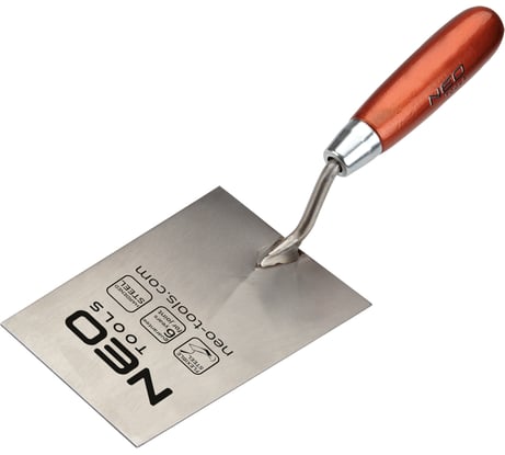 Штукатурный нержавеющий мастерок NEO Tools 160 мм 50-041