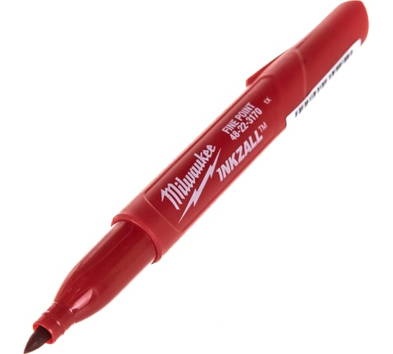 Маркер (красный, для стройплощадки, тонкий) Milwaukee INKZALL 48223170 1