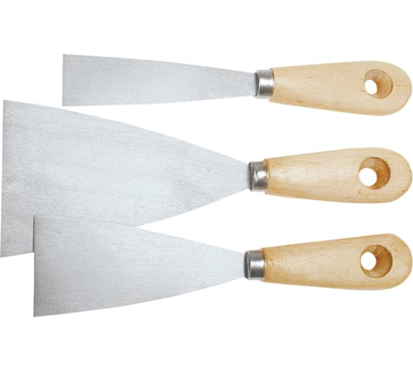 Набор малярных шпателей (30 - 80 мм, 3 штуки) Top Tools 18B330