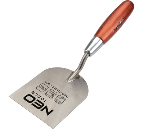 Штукатурная нержавеющая кельма NEO Tools 80 мм 50-043