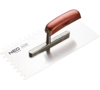 Гладилка с зубьями NEO Tools 8x8x8 мм, 280x130 мм 50-024