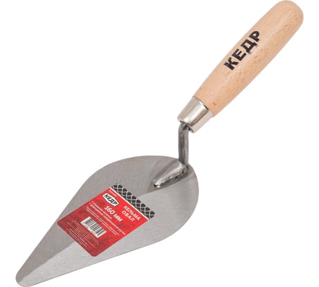 Кельма с деревянной ручкой 160 мм КЕДР Овал 049-2160 26245