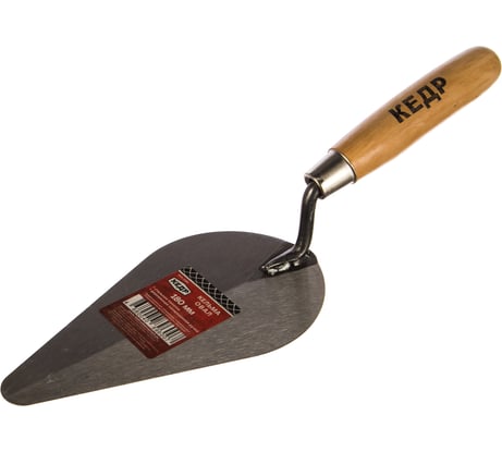 Кельма с деревянной ручкой 180 мм КЕДР Овал 049-2180 26246