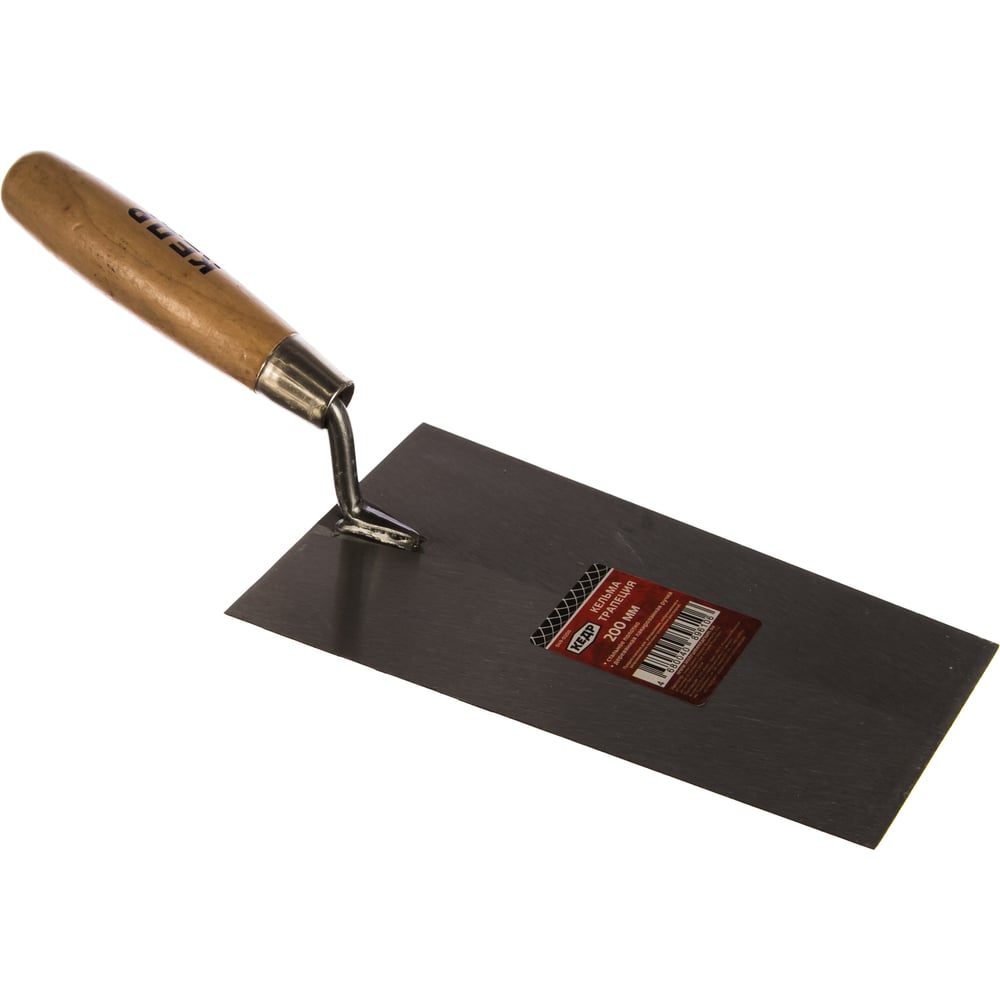 Кельма с деревянной ручкой (трапеция) 200 мм КЕДР 049-0200 26244 ...