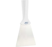 Ручной скребок с резьбовой ручкой Vikan нержавеющая сталь, 100 мм, белый 40115