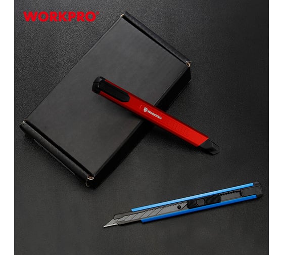 Нож для графических работ WORKPRO с отламывающимися лезвиями 30град. 9мм WP212020