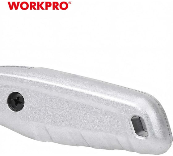 Строительный выдвижной нож WORKPRO алюминиевый WP213006