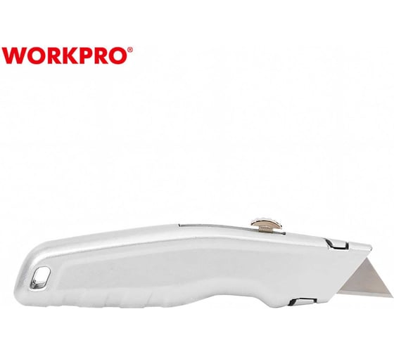 Строительный выдвижной нож WORKPRO алюминиевый WP213006