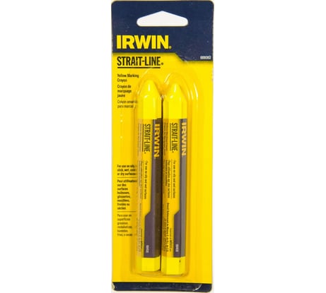 Разметочный карандаш-мелок (желтый, 2 шт.) Irwin 666062
