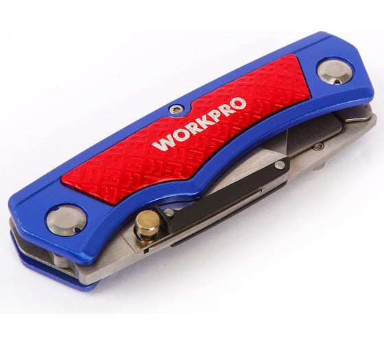 Складной нож 2 независимых лезвия WORKPRO W011011